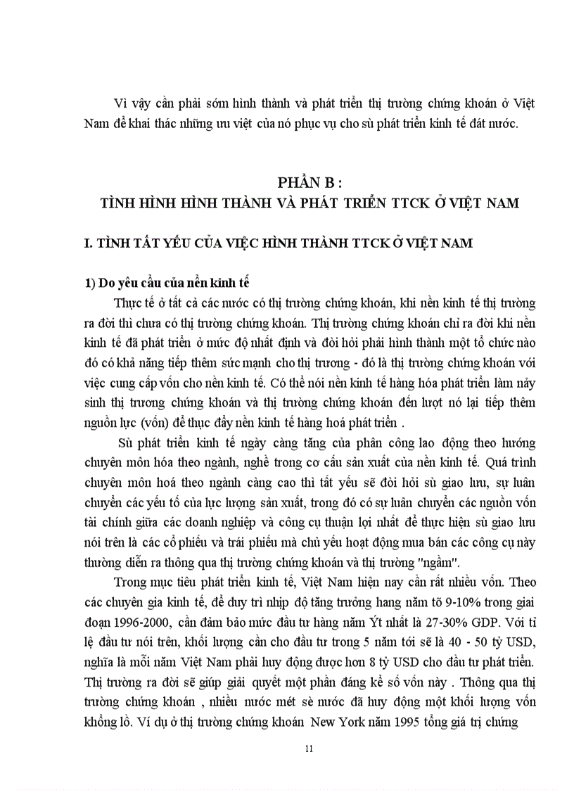 image for page Tình hình hình thành và phát triển thị trường chưng khoán ở Việt Nam