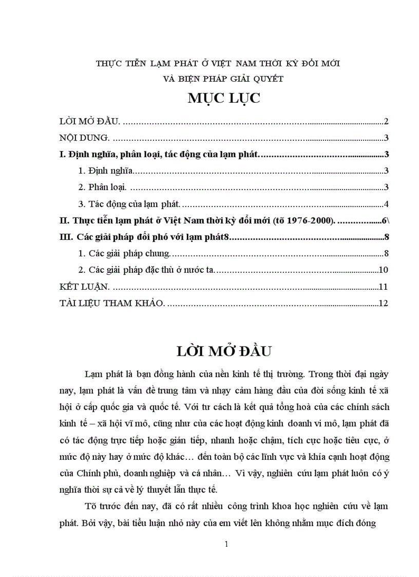 image for page Thực tiễn lạm phát ở Việt Nam thời kỳ đổi mới (từ 1976-2000)