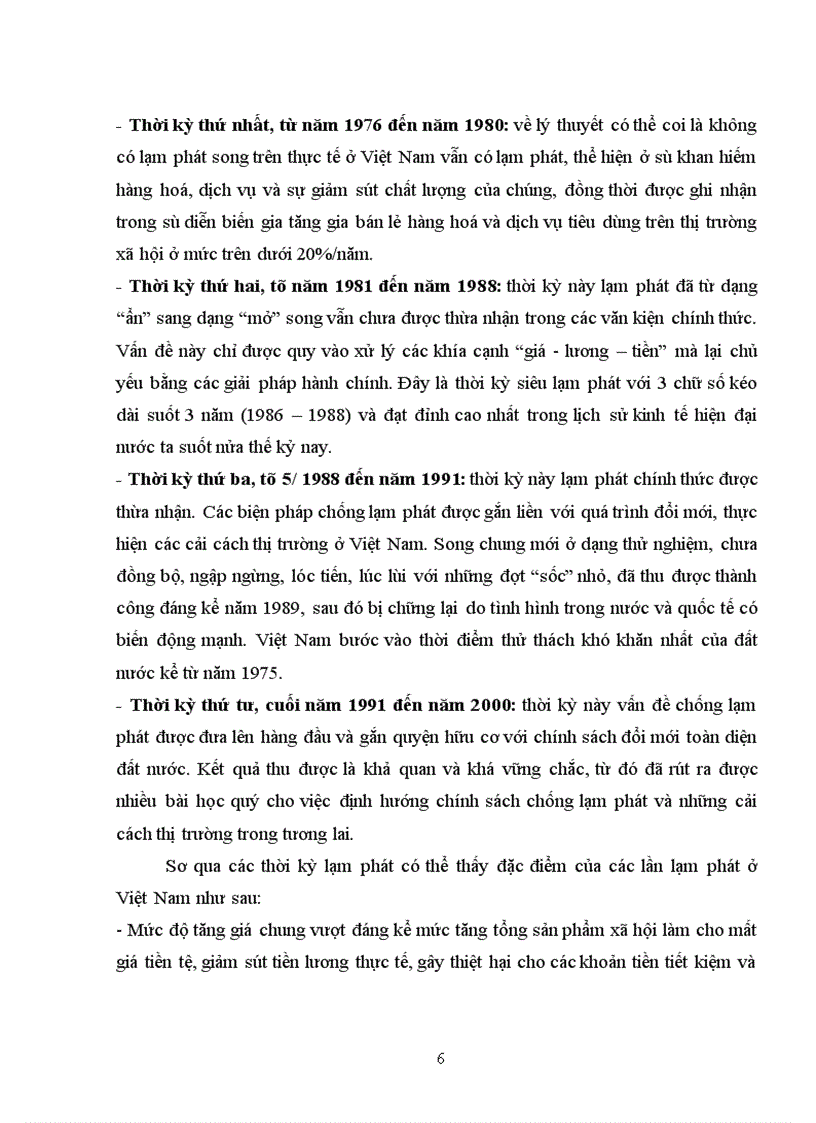 image for page Thực tiễn lạm phát ở Việt Nam thời kỳ đổi mới (từ 1976-2000)