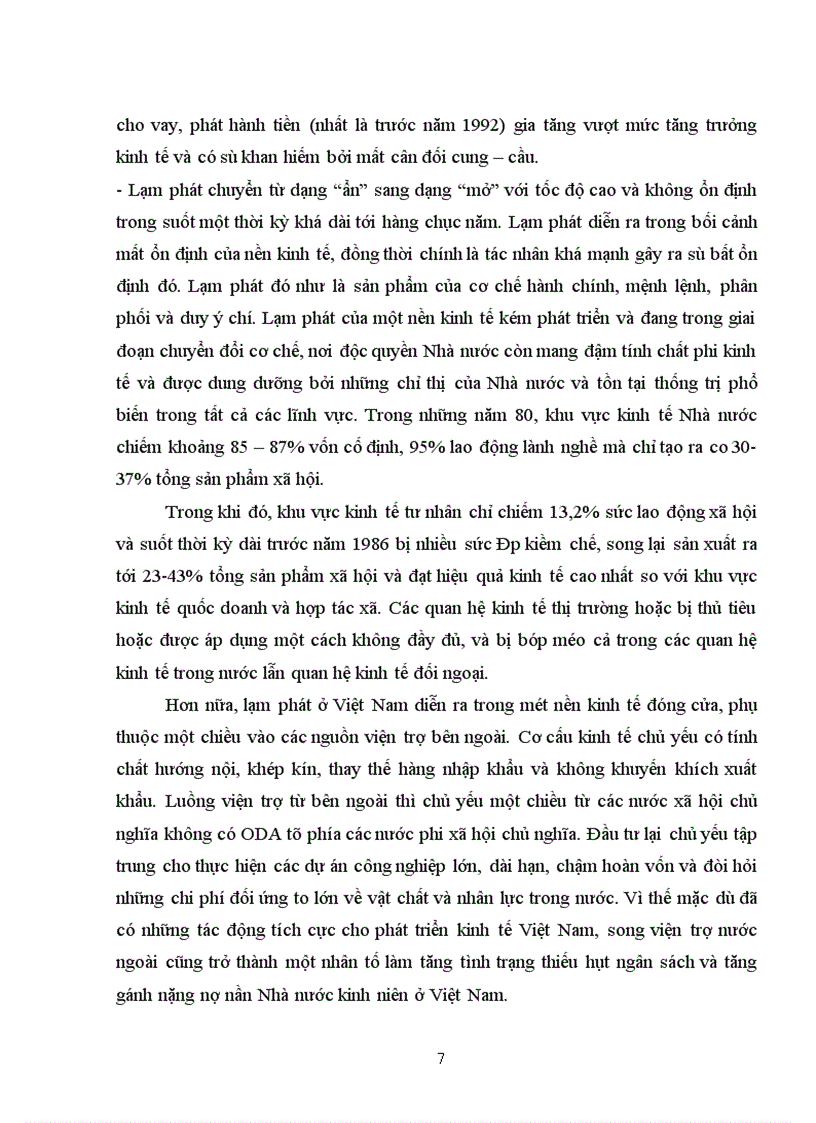 image for page Thực tiễn lạm phát ở Việt Nam thời kỳ đổi mới (từ 1976-2000)