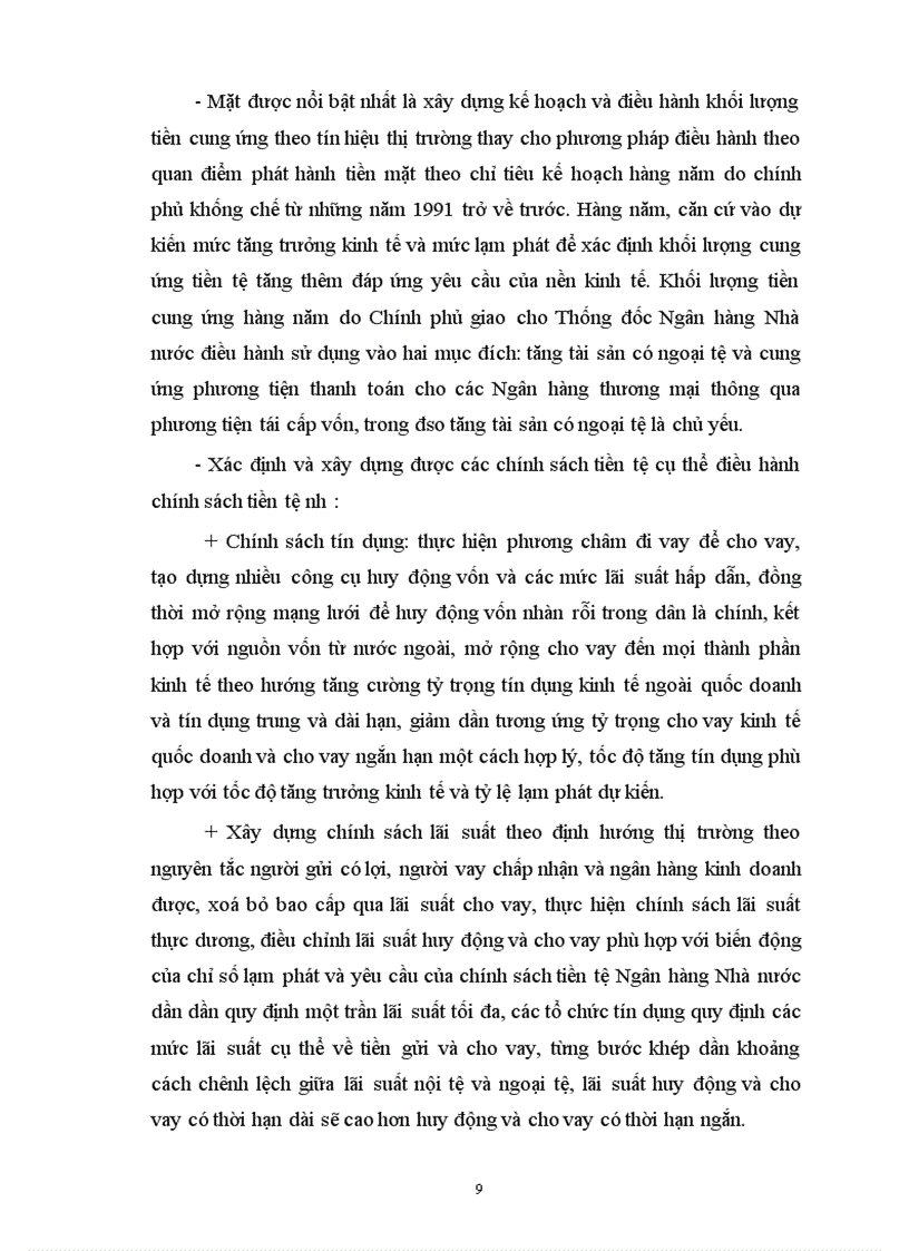 image for page Chính sách tiền tệ ở Việt Nam sau thời kỳ đổi mới