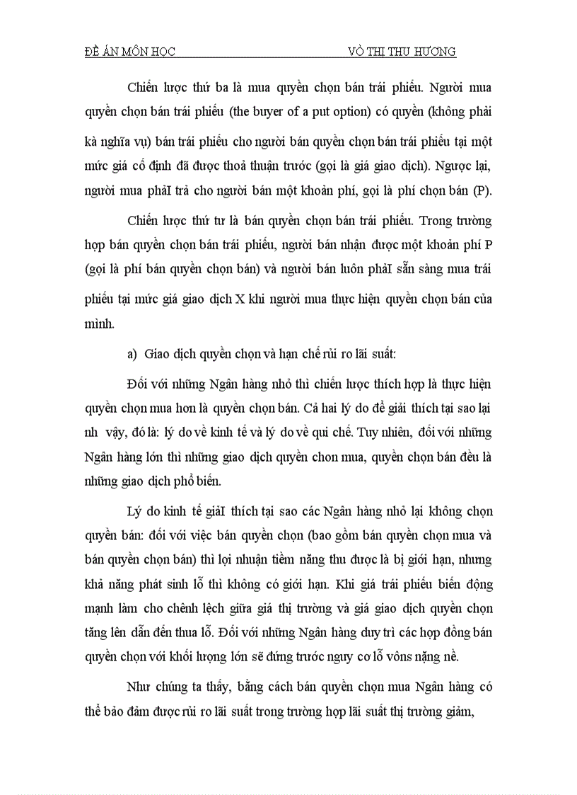 image for page Các biện pháp phòng ngừa rủi ro lãi suất