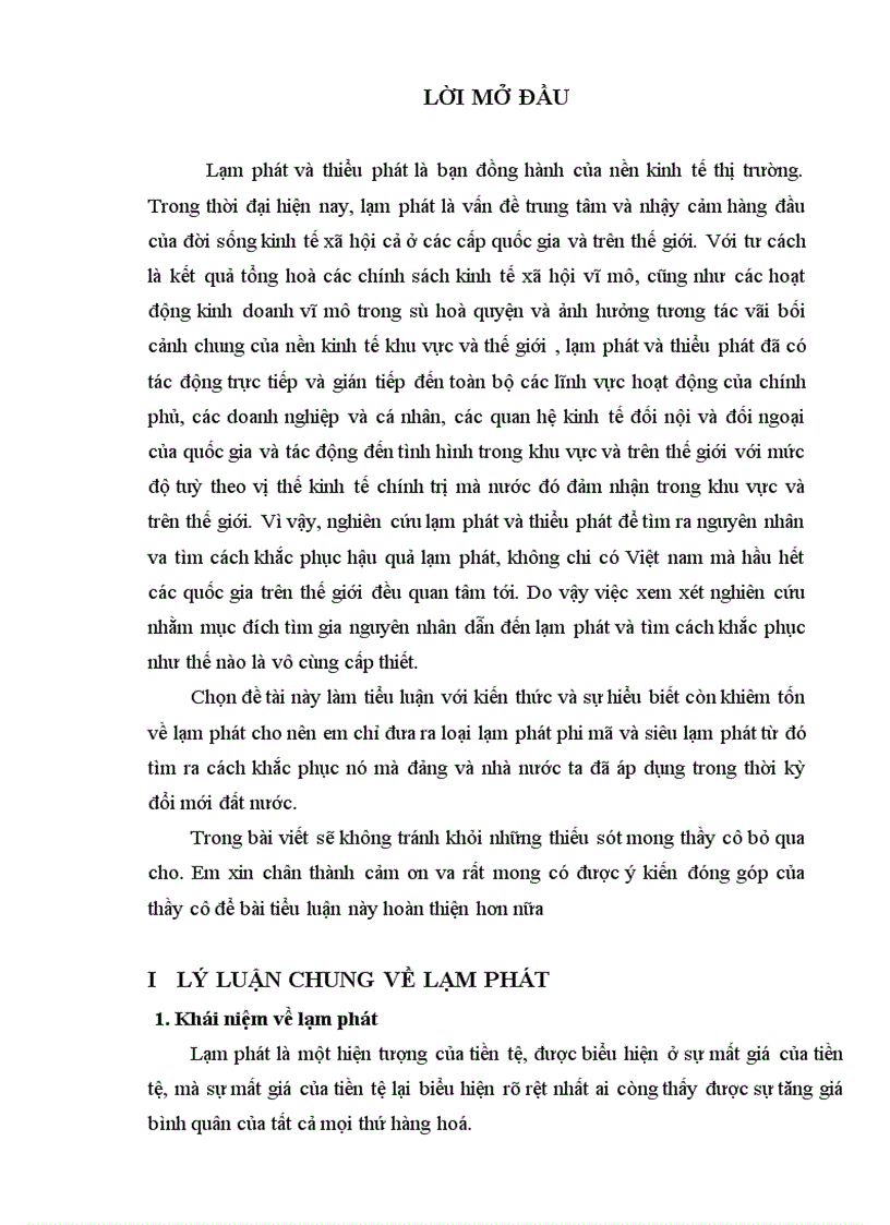 image for page Nghiên cứu lạm phát và thiểu phát để tìm ra nguyên nhân va tìm cách khắc phục.