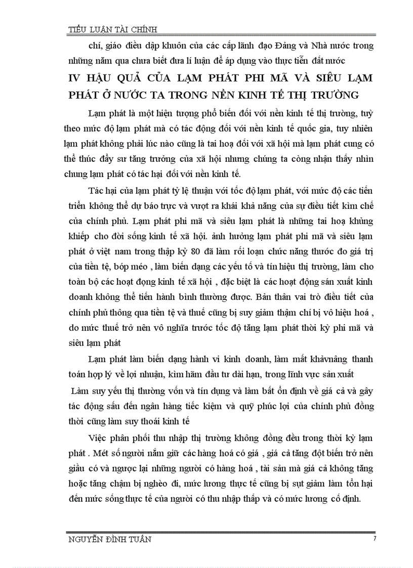 image for page Nghiên cứu lạm phát và thiểu phát để tìm ra nguyên nhân va tìm cách khắc phục.