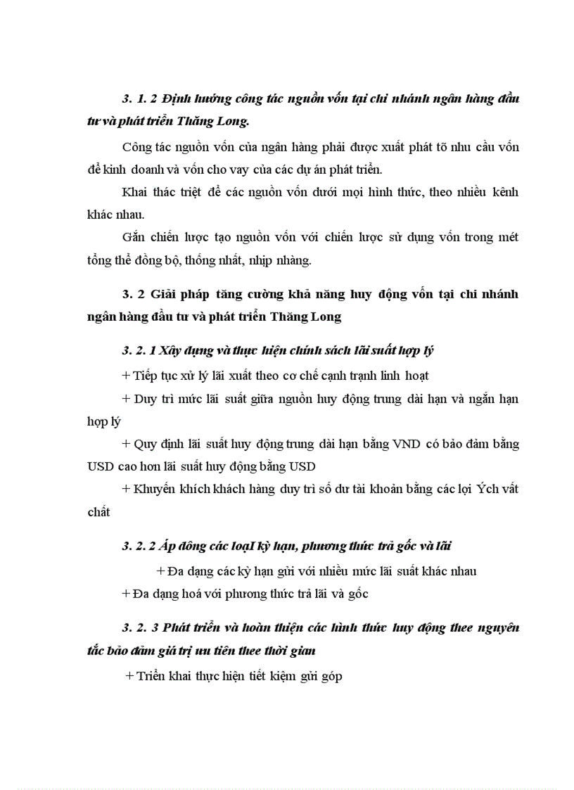 image for page Công tác huy động vốn tại chi nhánh Ngân hàng đầu tư và phát triển Thăng Long. Thực trạng và giải pháp