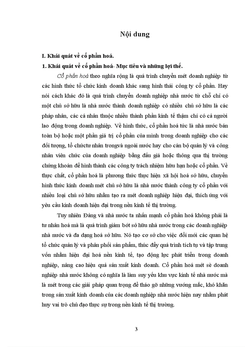 image for page Thực trạng cổ phần hoá các doanh nghiệp nhà nước hiện nay