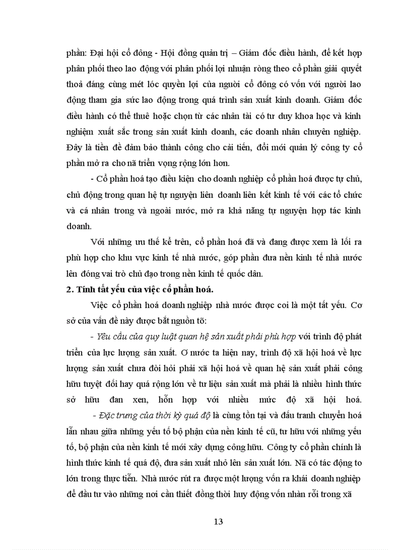 image for page Thực trạng cổ phần hoá các doanh nghiệp nhà nước hiện nay