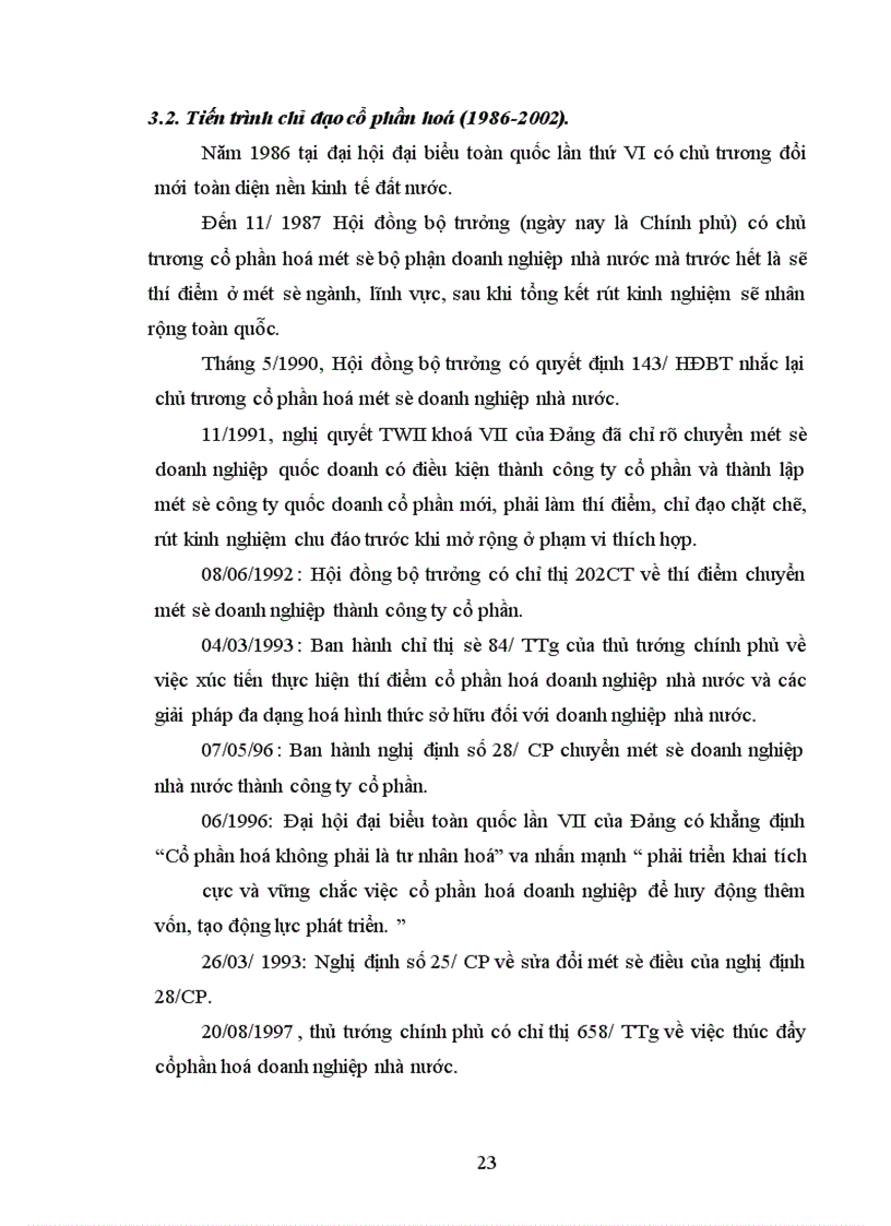 image for page Thực trạng cổ phần hoá các doanh nghiệp nhà nước hiện nay