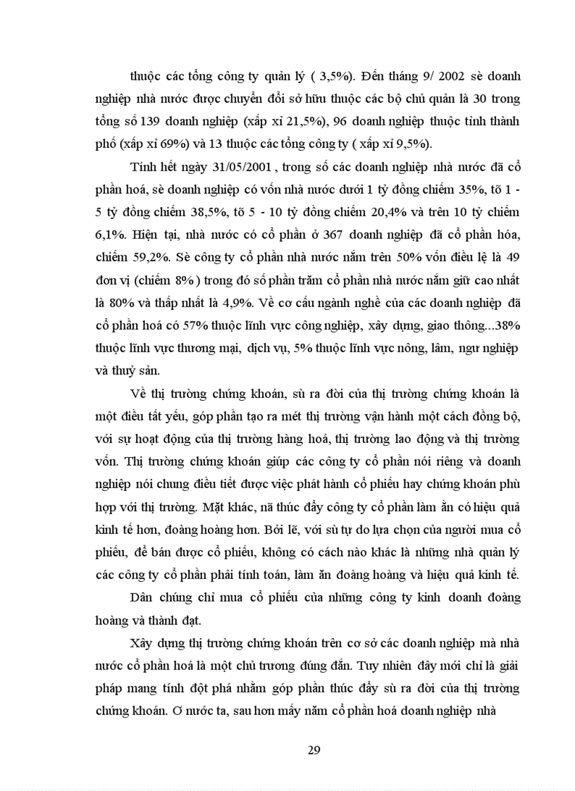 image for page Thực trạng cổ phần hoá các doanh nghiệp nhà nước hiện nay