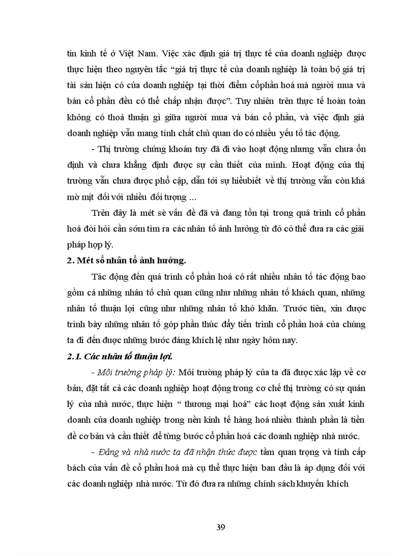 image for page Thực trạng cổ phần hoá các doanh nghiệp nhà nước hiện nay