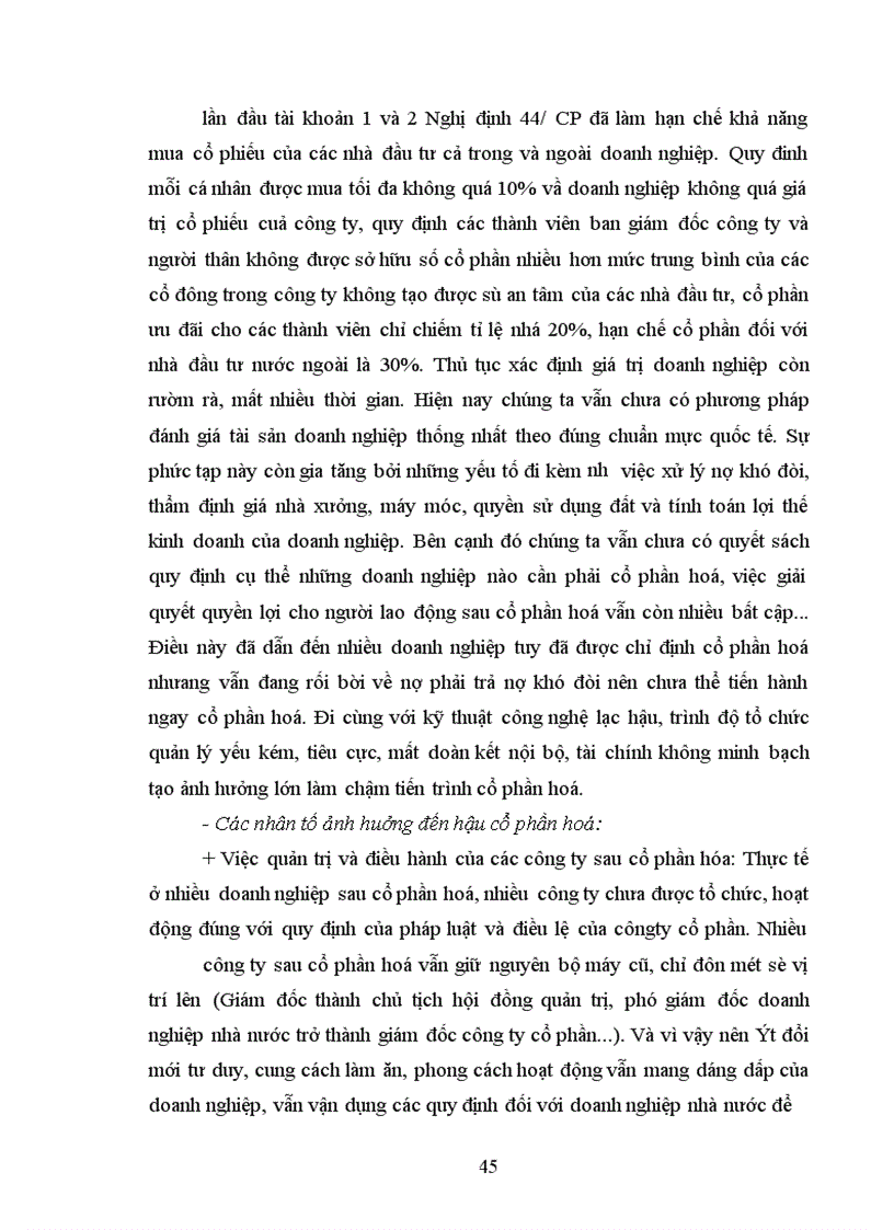 image for page Thực trạng cổ phần hoá các doanh nghiệp nhà nước hiện nay