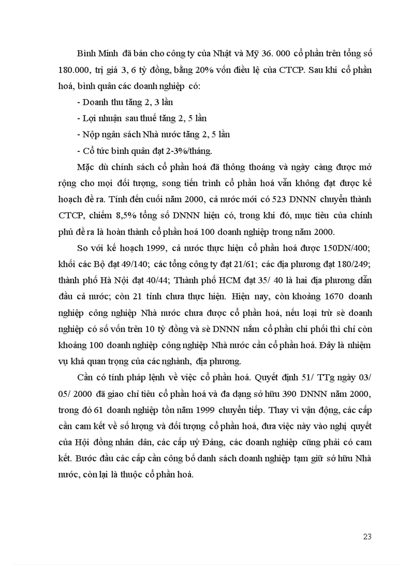 image for page Thực trạng cổ phần hoá doanh nghiệp Nhà nước ở Việt Nam trong thời gian qua