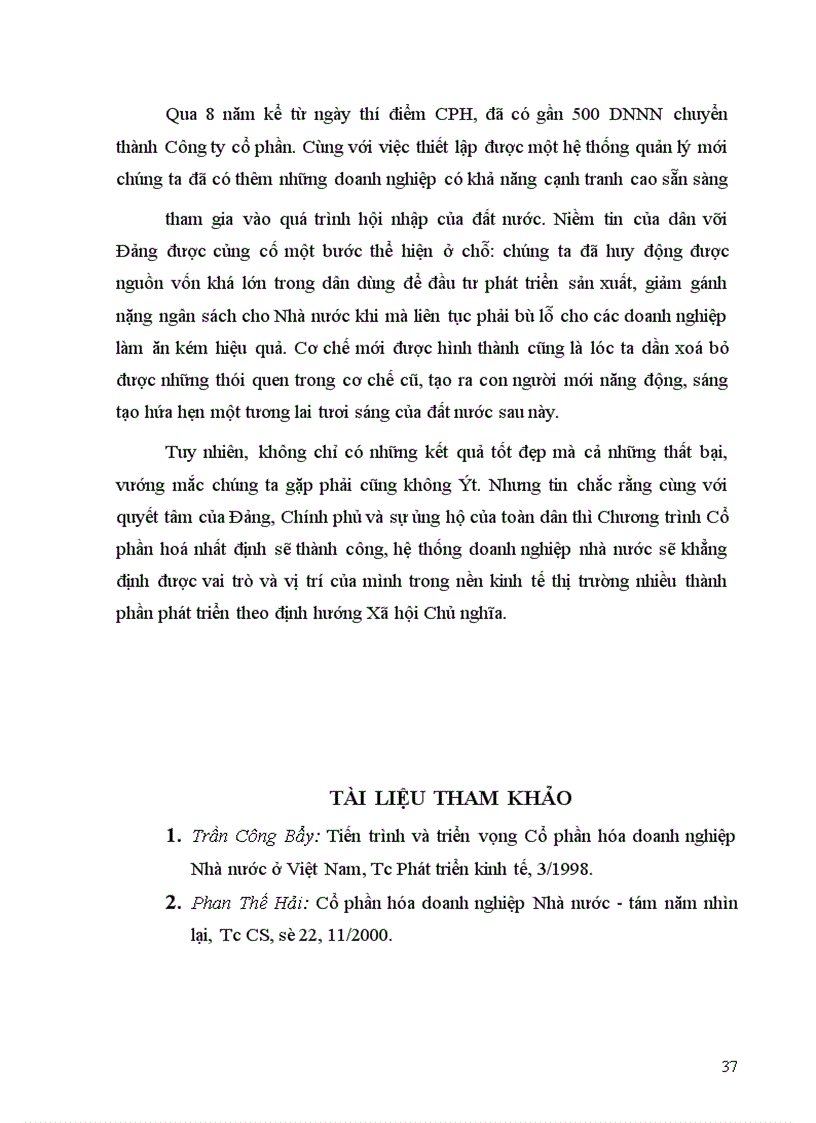 image for page Thực trạng cổ phần hoá doanh nghiệp Nhà nước ở Việt Nam trong thời gian qua