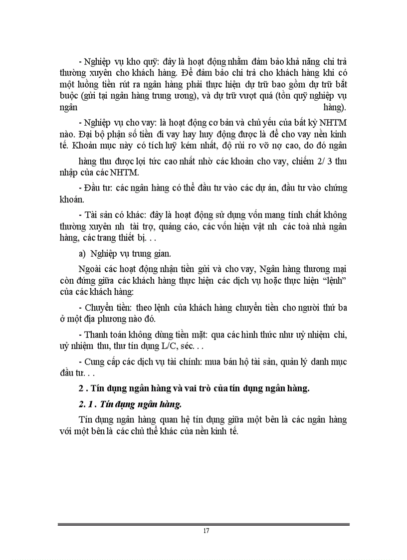 image for page Giải pháp mở rộng và nâng cao hiệu quả hoạt động tín dụng của NHTM ở Việt Nam hiện nay