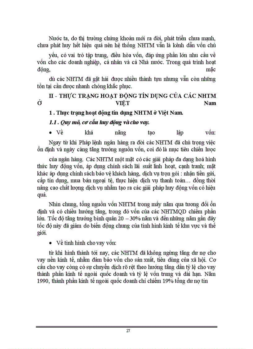 image for page Giải pháp mở rộng và nâng cao hiệu quả hoạt động tín dụng của NHTM ở Việt Nam hiện nay