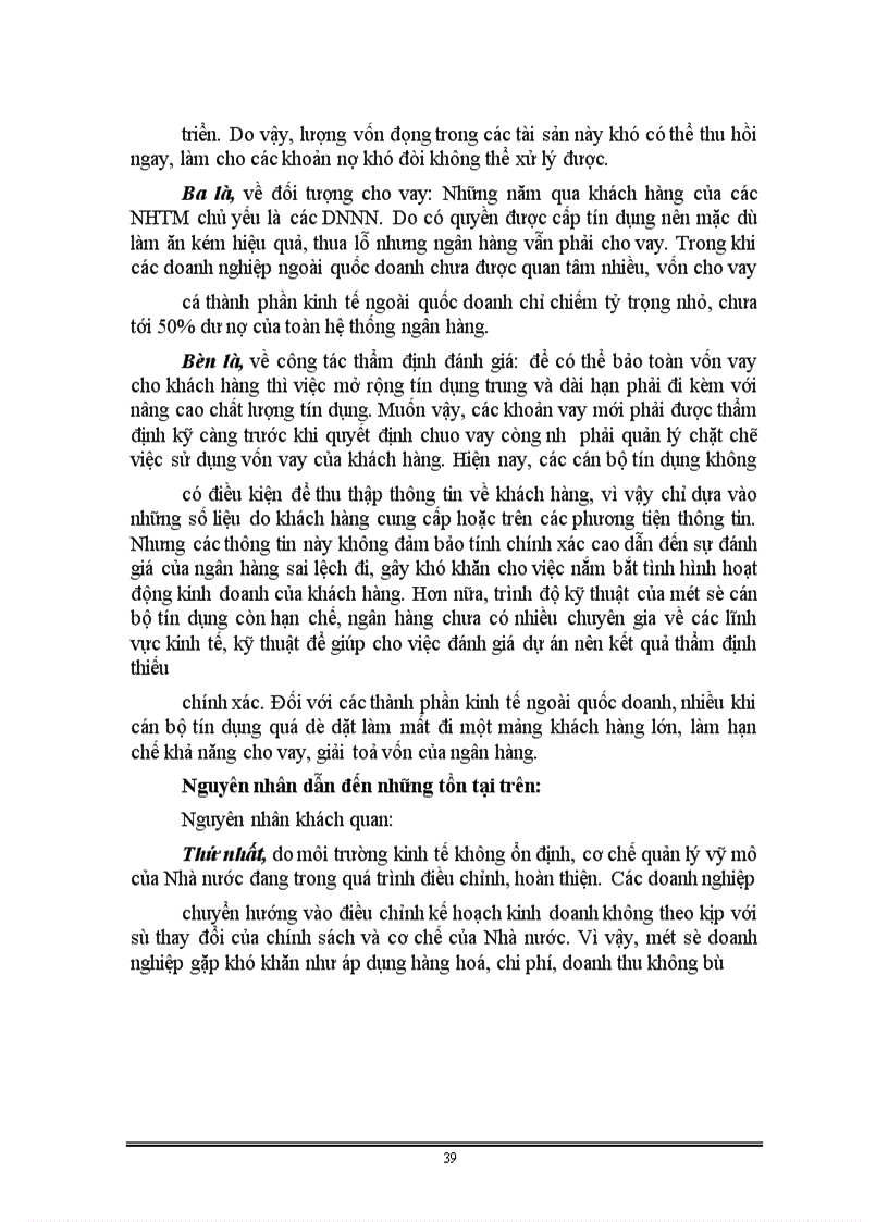 image for page Giải pháp mở rộng và nâng cao hiệu quả hoạt động tín dụng của NHTM ở Việt Nam hiện nay