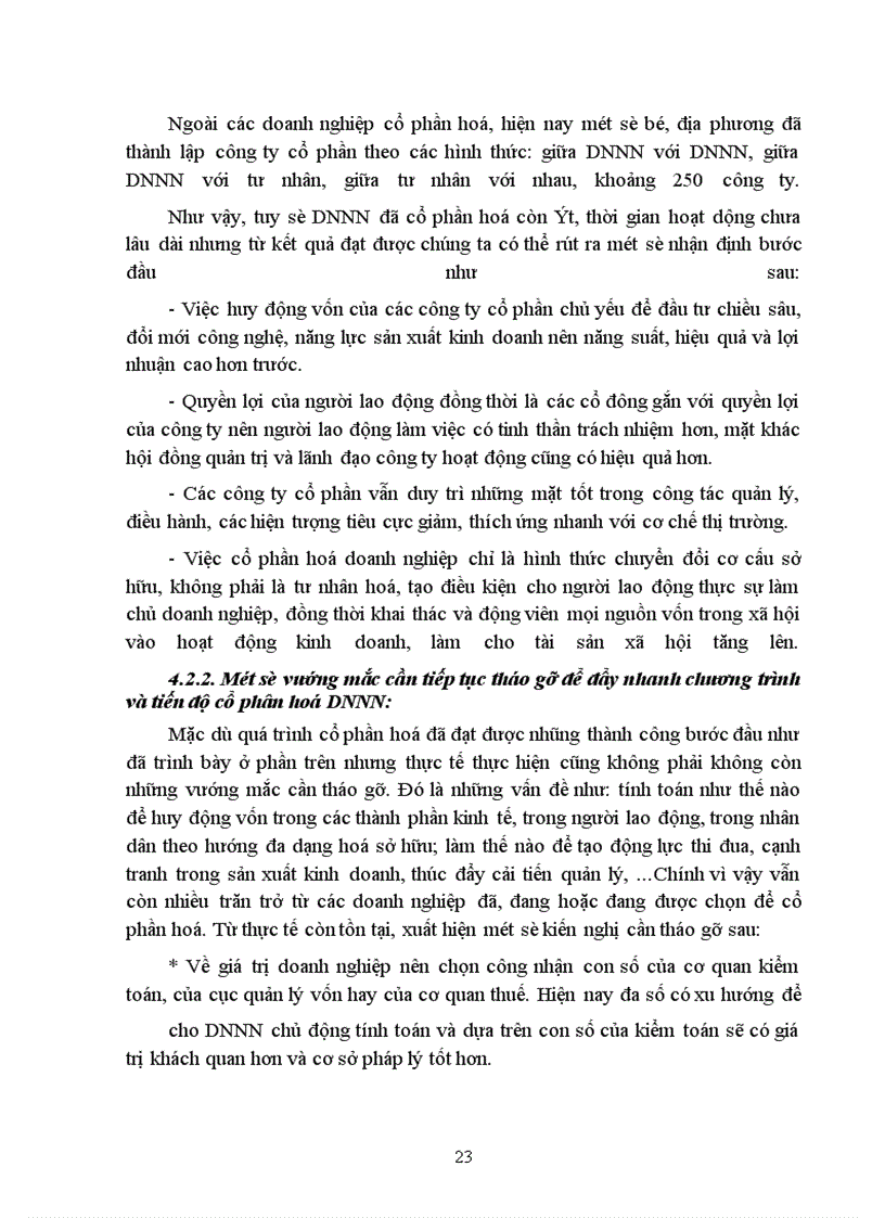 image for page Nghiên cứu cổ phần hoá một bộ phận doanh nghiệp Nhà nước