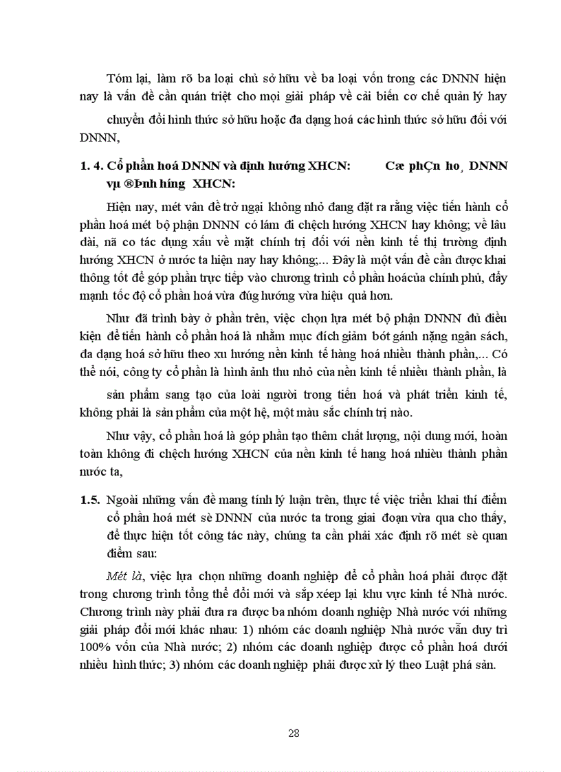 image for page Nghiên cứu cổ phần hoá một bộ phận doanh nghiệp Nhà nước