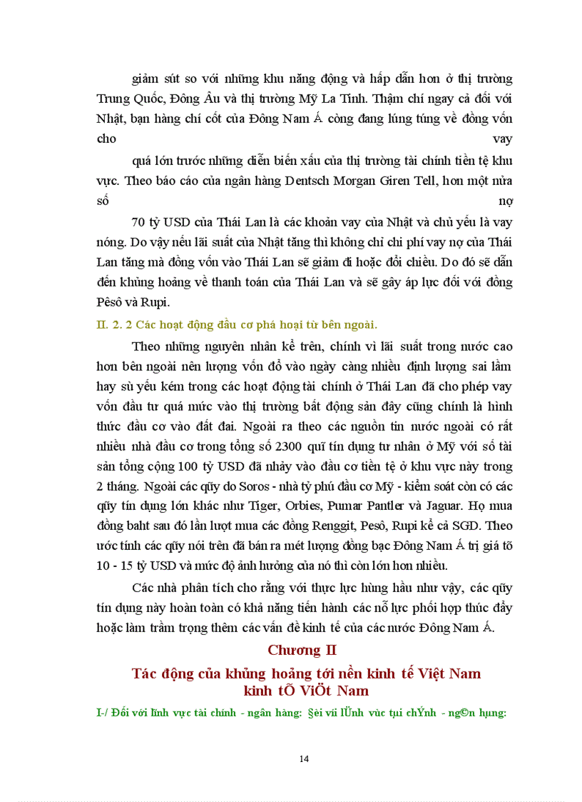 image for page Cuộc khủng hoảng tài chính kinh tế khu vực Châu á