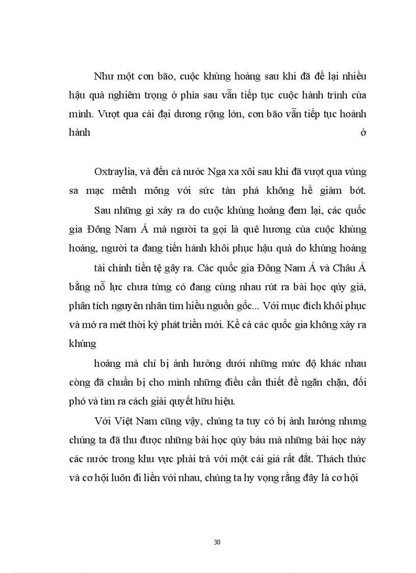 image for page Cuộc khủng hoảng tài chính kinh tế khu vực Châu á