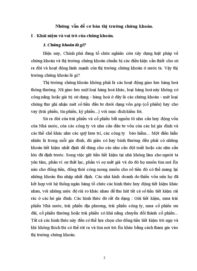 image for page Thực trạng và những điều kiện để phát triển thị trường chứng khoán ở Việt Nam.