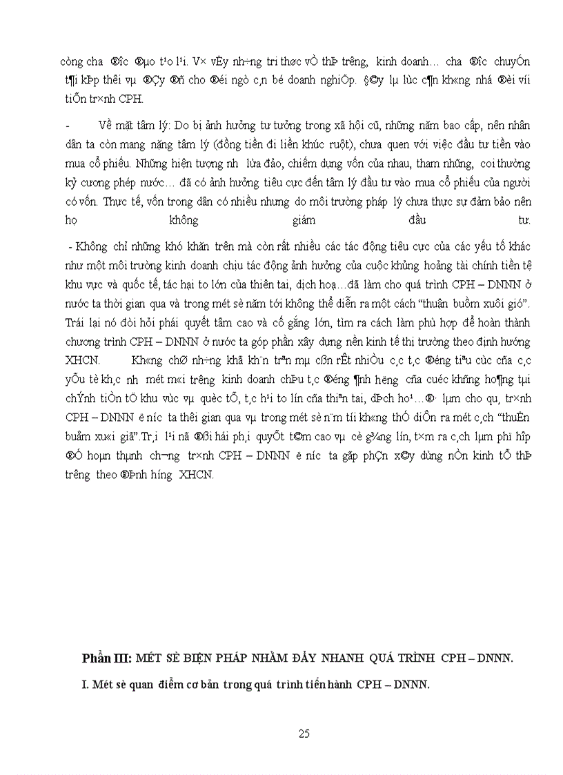 image for page Cổ phần hoá các doanh nghiệp Nhà nước ở Việt Nam hiện nay - thực trạng và giải pháp