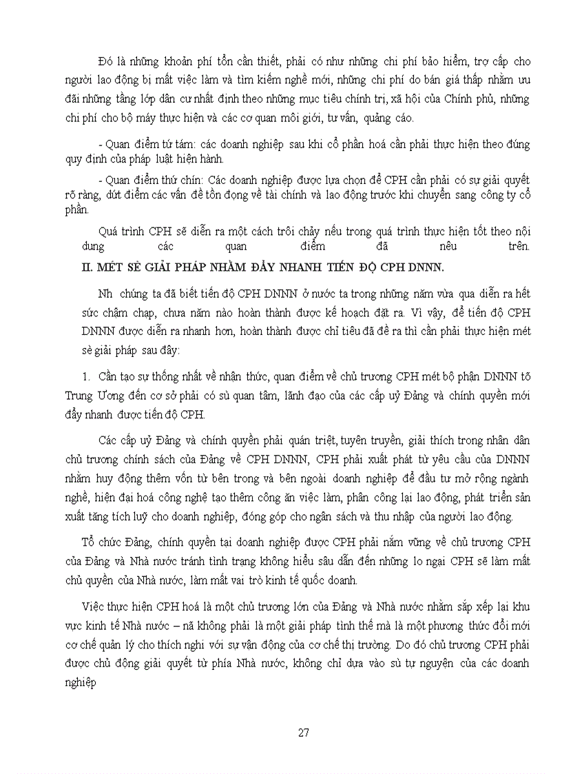 image for page Cổ phần hoá các doanh nghiệp Nhà nước ở Việt Nam hiện nay - thực trạng và giải pháp