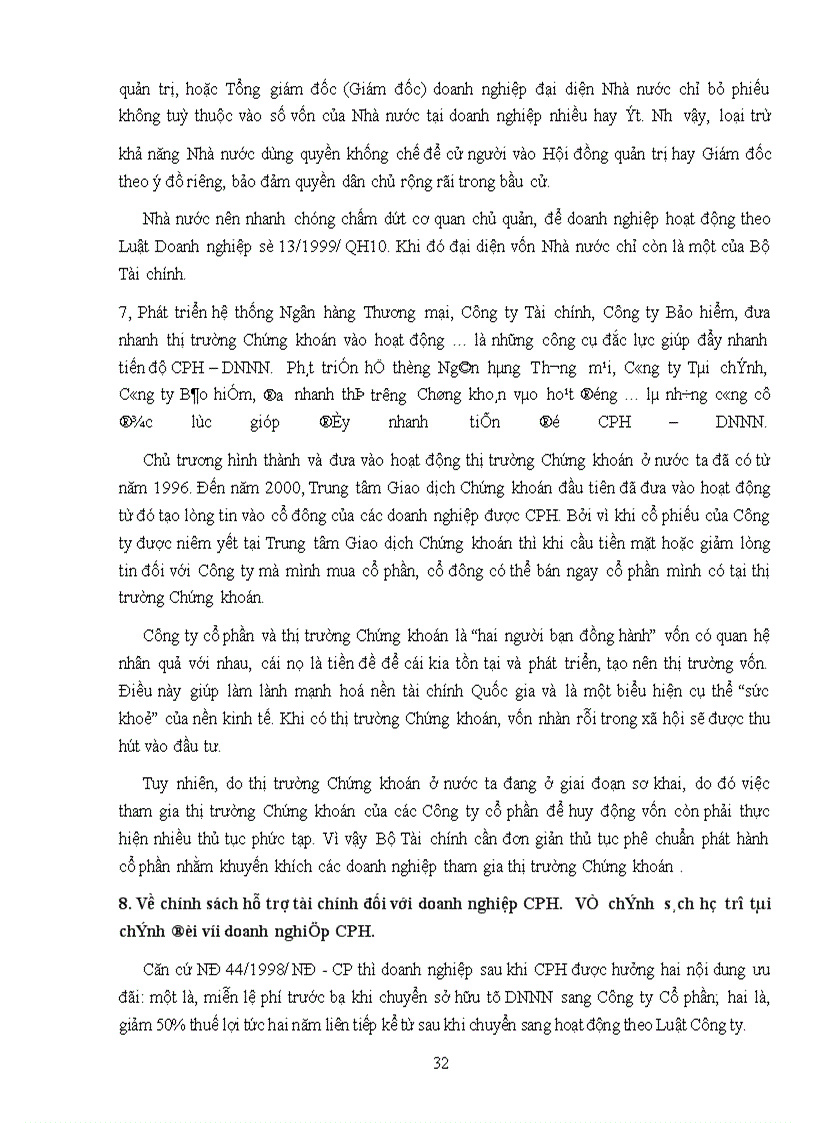 image for page Cổ phần hoá các doanh nghiệp Nhà nước ở Việt Nam hiện nay - thực trạng và giải pháp