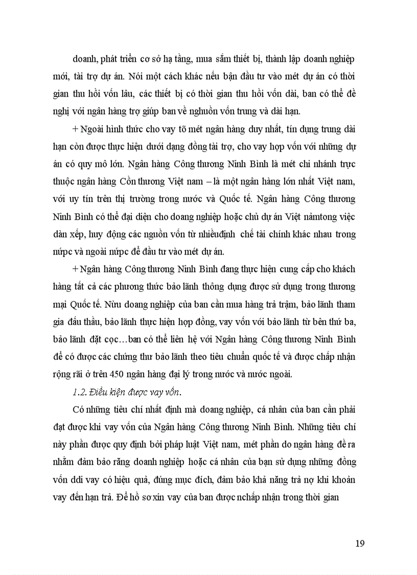 image for page Nâng cao hiệu quả công tác huy động nguồn vốn có chi thấp là biện pháp cơ bản nhằm hạ thấp lãi xuất cho vay tại chi nhánh Ngân hàng Công thương Ninh bình