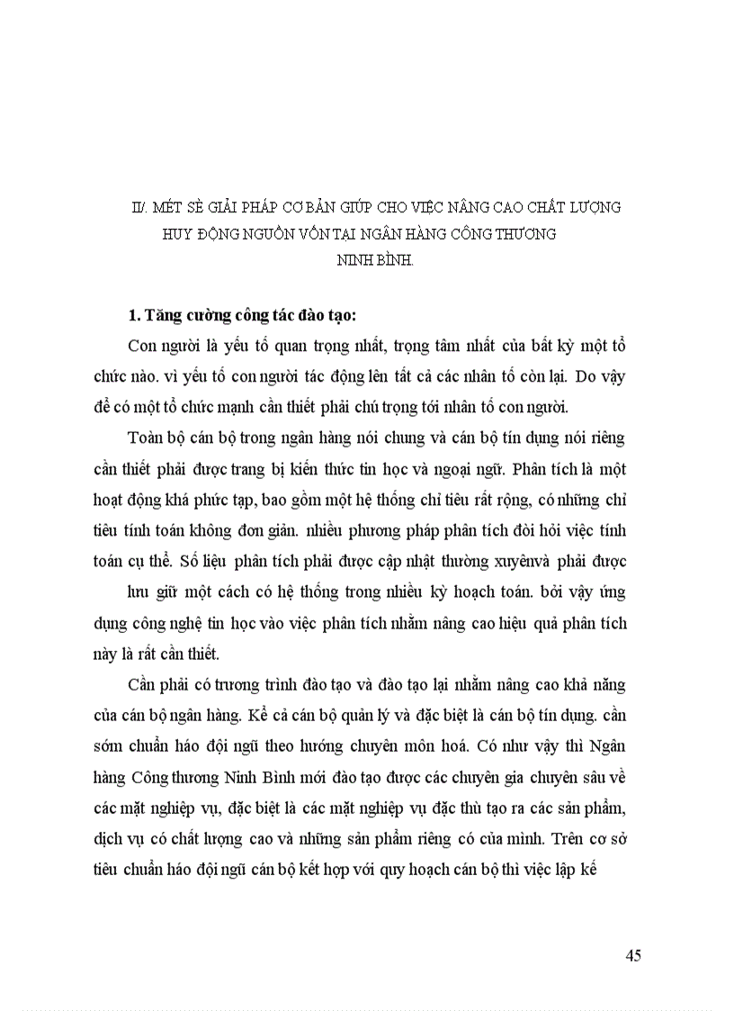 image for page Nâng cao hiệu quả công tác huy động nguồn vốn có chi thấp là biện pháp cơ bản nhằm hạ thấp lãi xuất cho vay tại chi nhánh Ngân hàng Công thương Ninh bình