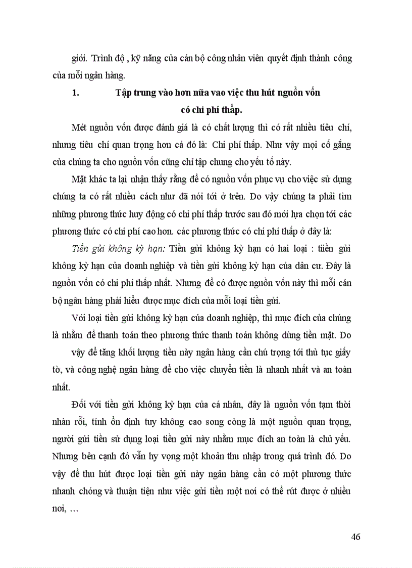image for page Nâng cao hiệu quả công tác huy động nguồn vốn có chi thấp là biện pháp cơ bản nhằm hạ thấp lãi xuất cho vay tại chi nhánh Ngân hàng Công thương Ninh bình