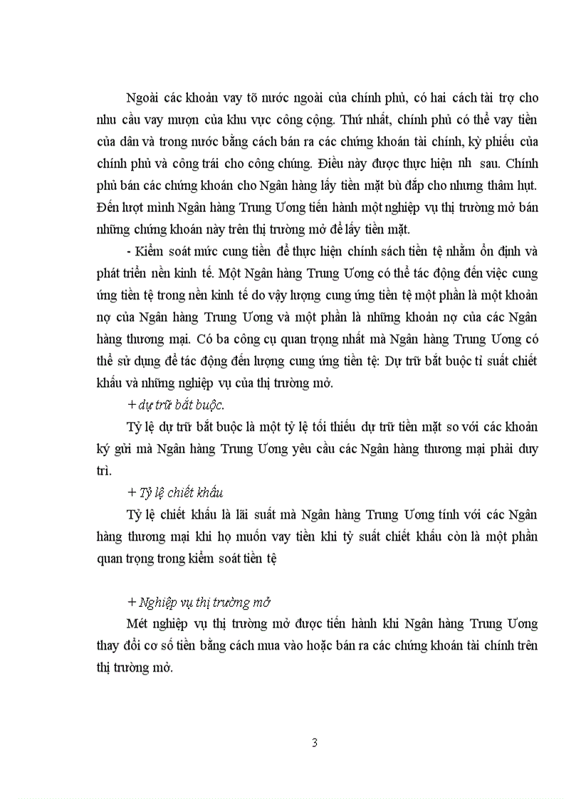 image for page Ngân hàng Trung Ương - Thực trạng và giải pháp