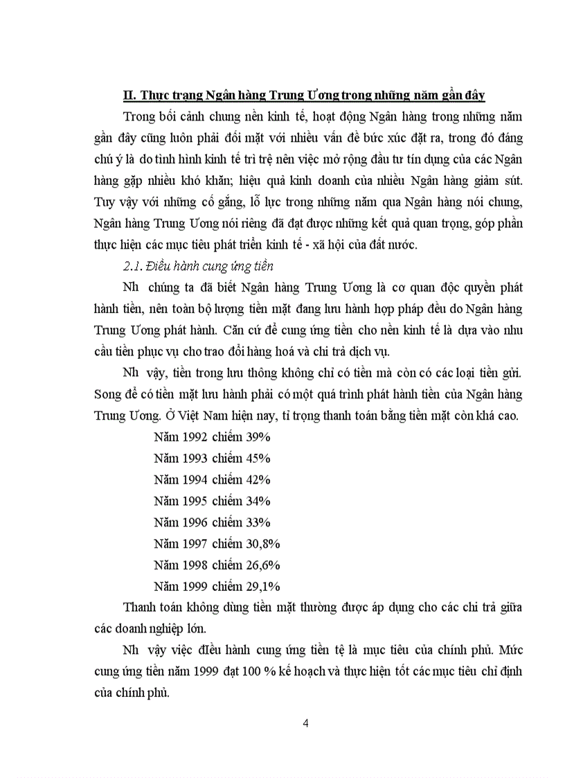image for page Ngân hàng Trung Ương - Thực trạng và giải pháp