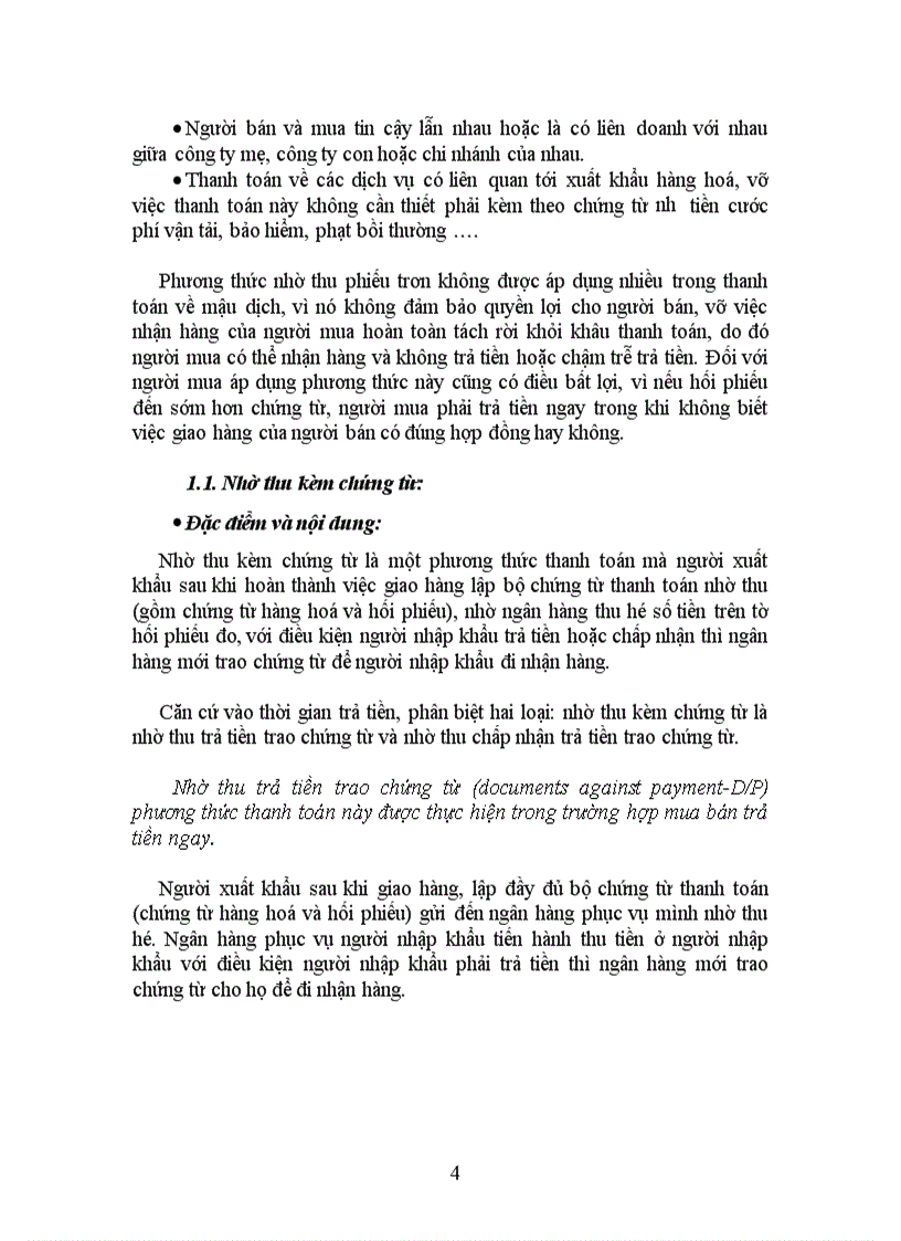 image for page Đặc điểm, nội dung và trường hợp áp dụng của hai phương thức thanh toán nhờ thu và tín dụng chứng từ trong thanh toán quốc tế