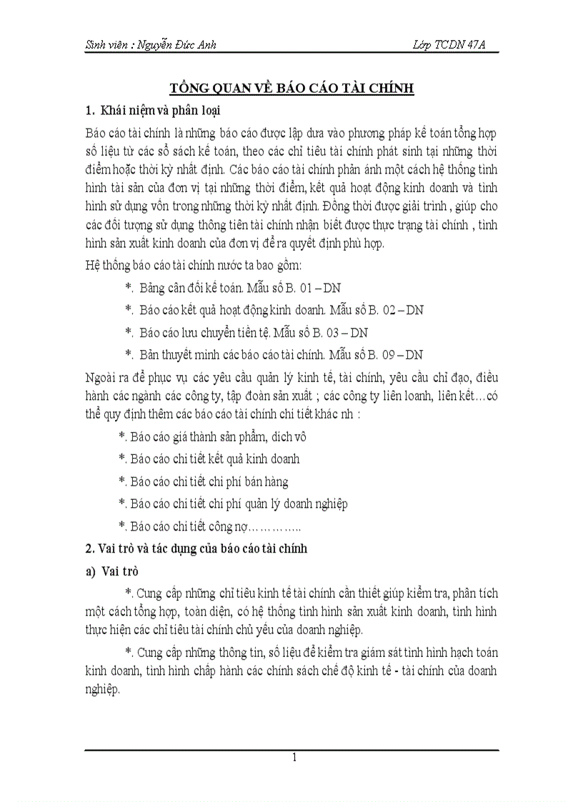 image for page Thực trạng báo cáo tài chính ở việt nam hiện nay