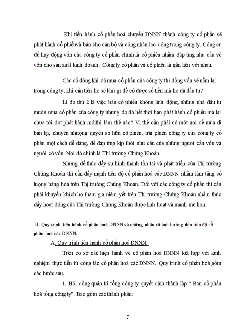 image for page Cổ phần hoá các doanh nghiệp nhà nước