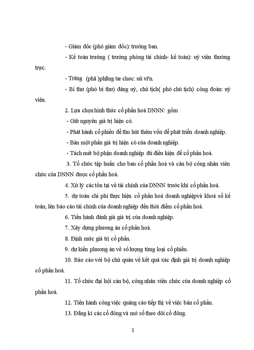 image for page Cổ phần hoá các doanh nghiệp nhà nước