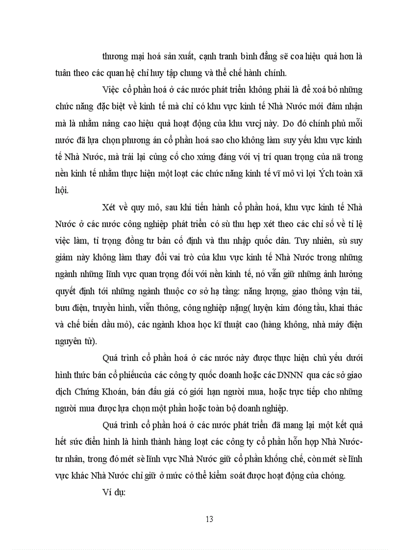 image for page Cổ phần hoá các doanh nghiệp nhà nước