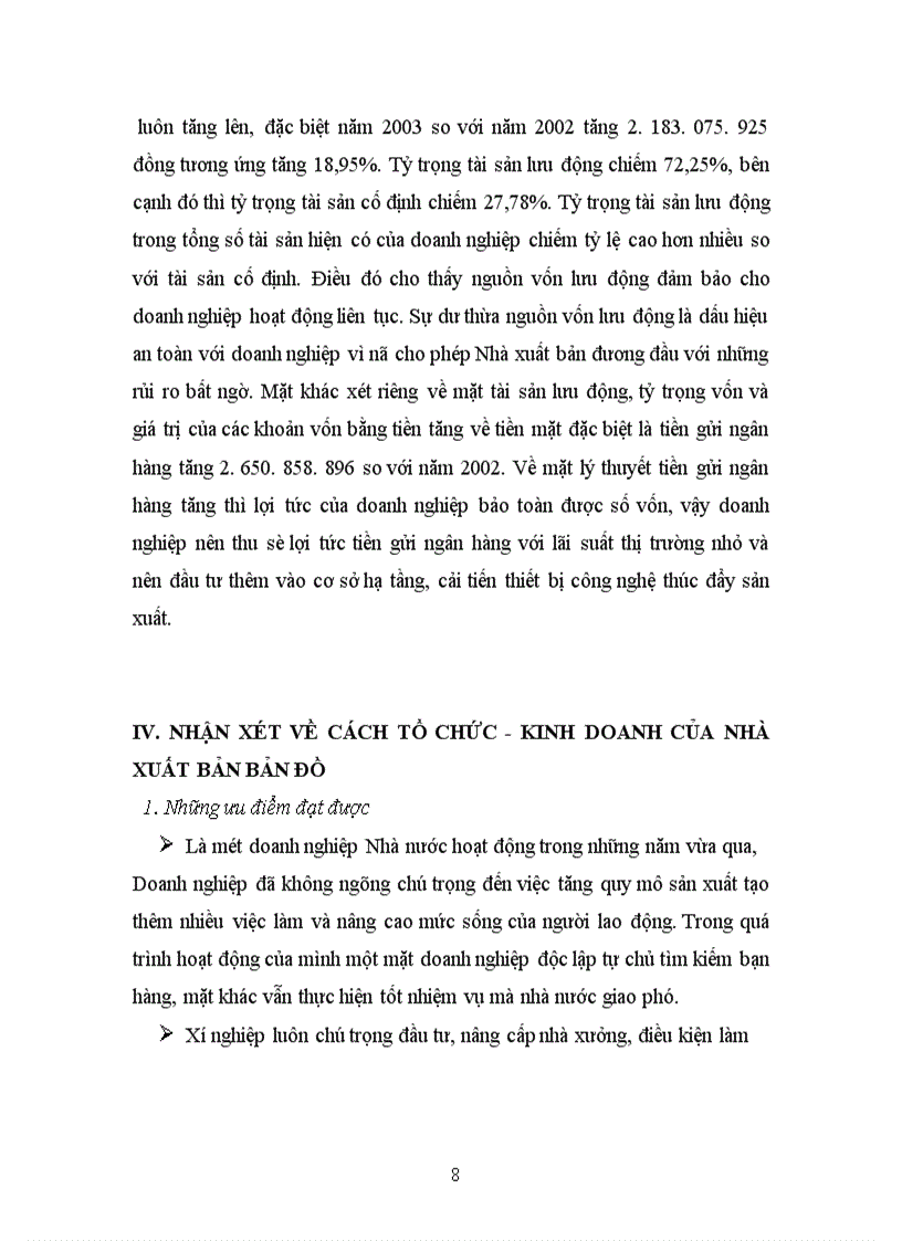 image for page Phân tích tình hình tổ chức và tài chính của Nhà xuất bản Bản Đồ.