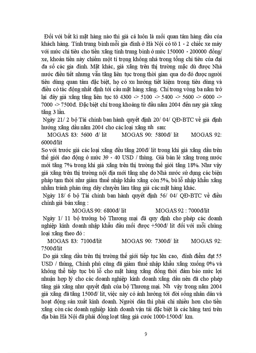 image for page Dự báo nhu cầu tiêu thụ xăng dầu trên địa bàn thành phố Hà Nội.