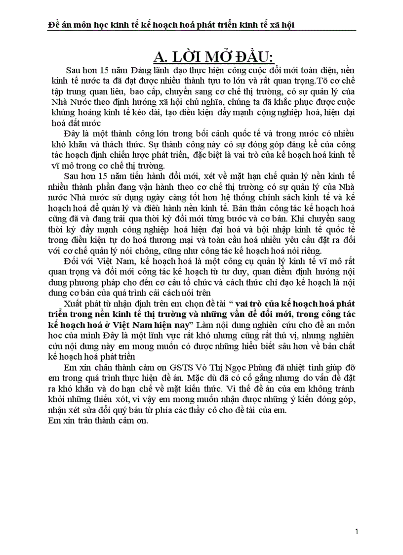 image for page Vai trò của kế hoạch hoá phát triển trong nền kinh tế thị trường và những vấn đề đổi mới, trong công tác kế hoạch hoá ở Việt Nam hiện nay