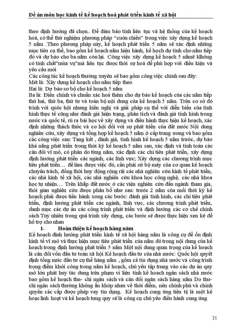 image for page Vai trò của kế hoạch hoá phát triển trong nền kinh tế thị trường và những vấn đề đổi mới, trong công tác kế hoạch hoá ở Việt Nam hiện nay
