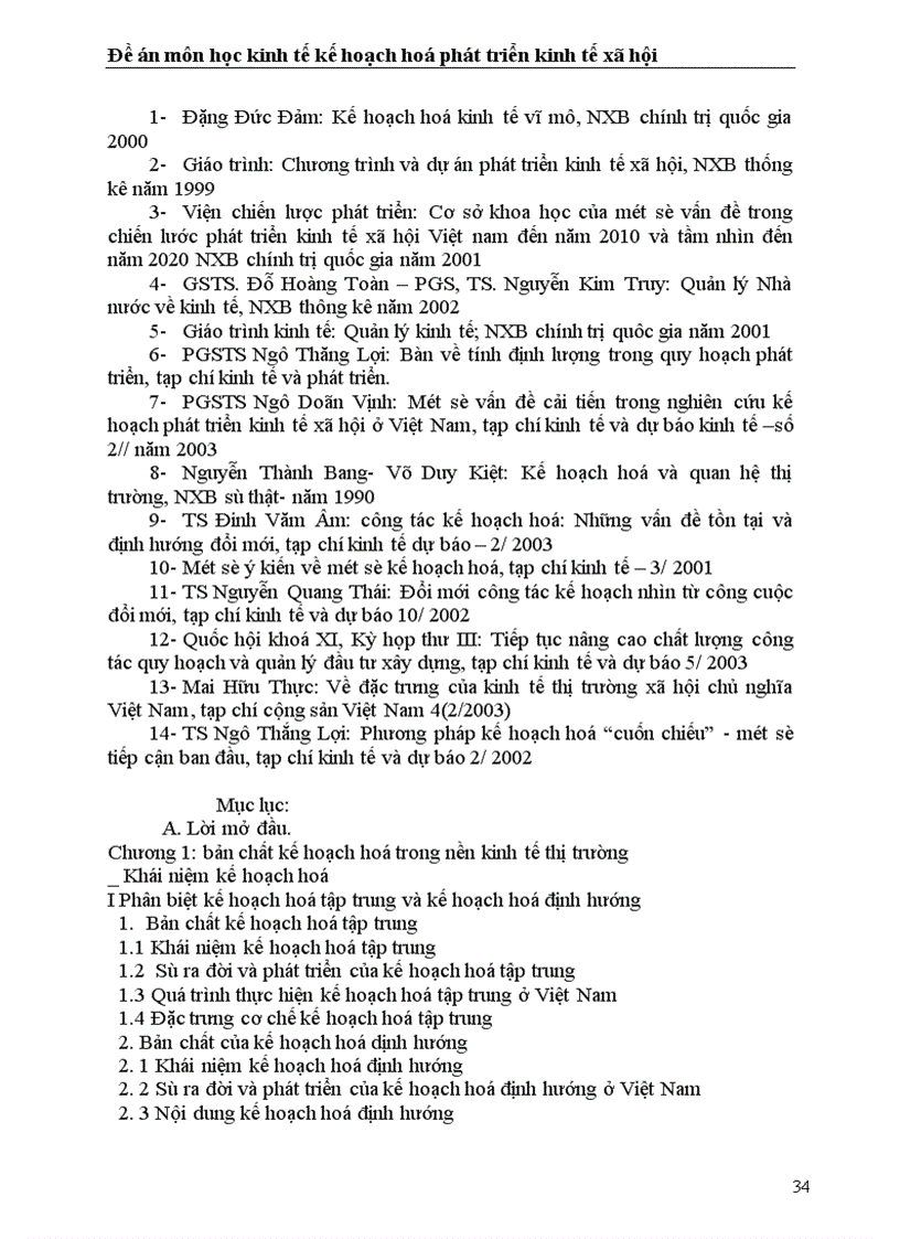 image for page Vai trò của kế hoạch hoá phát triển trong nền kinh tế thị trường và những vấn đề đổi mới, trong công tác kế hoạch hoá ở Việt Nam hiện nay