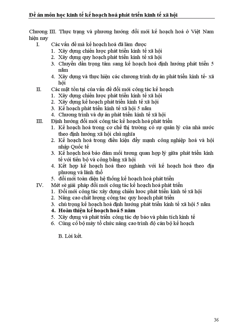 image for page Vai trò của kế hoạch hoá phát triển trong nền kinh tế thị trường và những vấn đề đổi mới, trong công tác kế hoạch hoá ở Việt Nam hiện nay