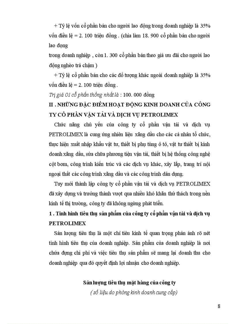 image for page Một số giải pháp nâng cao hiệu quả kinh doanh của công ty cổ phần vận tải và dich vụ petrolimex
