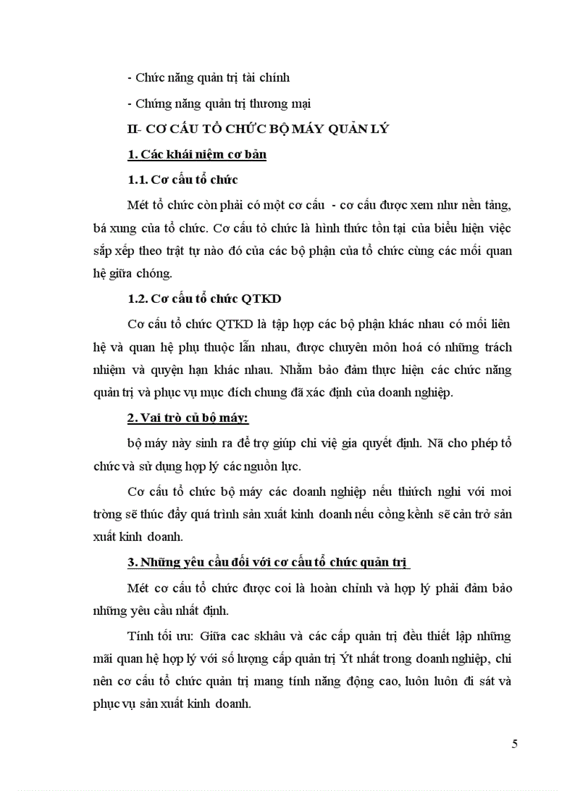 image for page Một vài ý kiến nhằm xây dựng và hoàn thiện cơ cấu tổ chức bộ máy trong doanh nghiệp