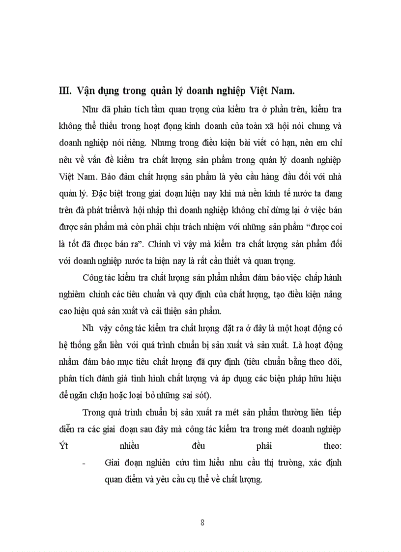 image for page Chức năng của kiểm tra và vận dụng trong quản lý doanh nghiệp Việt Nam