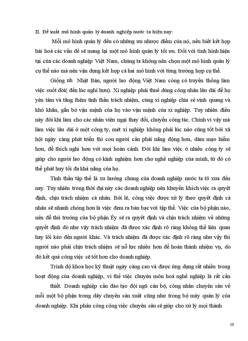 image for page So sánh những ưu nhược điểm của mô hình quản lý phương Tây, Nhật Bản và đề xuất mô hình quản lý doanh nghiệp nước ta hiện nay