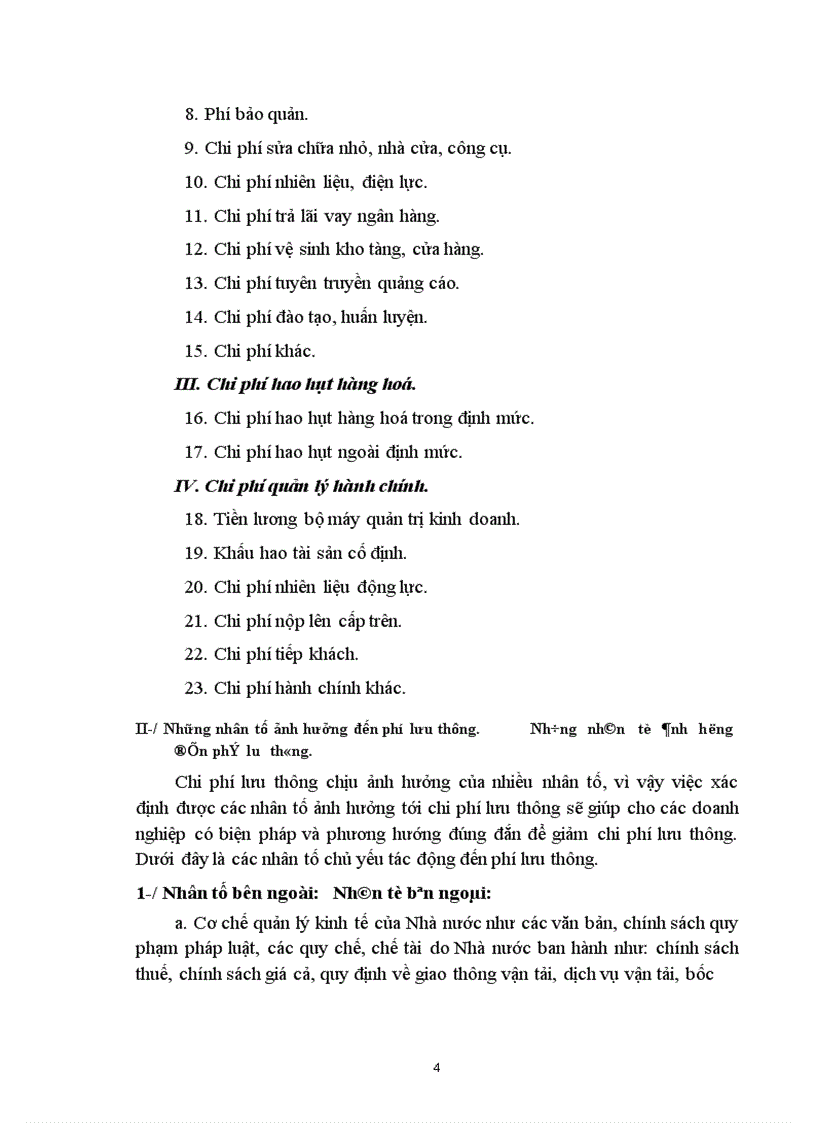 image for page Chi phí lưu thông và những biện pháp giảm chi phí lưu thông trong hoạt động kinh doanh của các doanh nghiệp