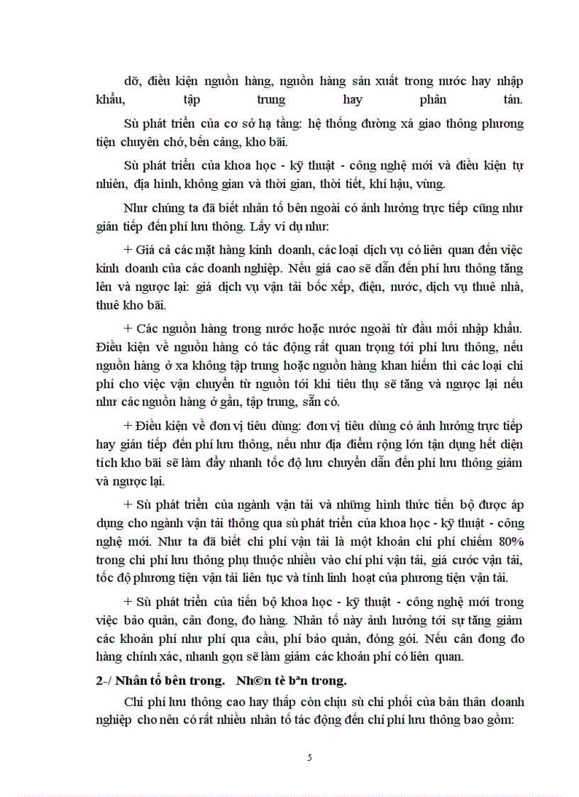 image for page Chi phí lưu thông và những biện pháp giảm chi phí lưu thông trong hoạt động kinh doanh của các doanh nghiệp